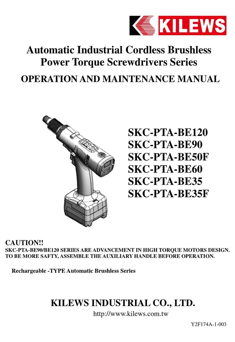 Dixon Automatic Tool SKC-PTA-BE120 Operation and maintenance manual