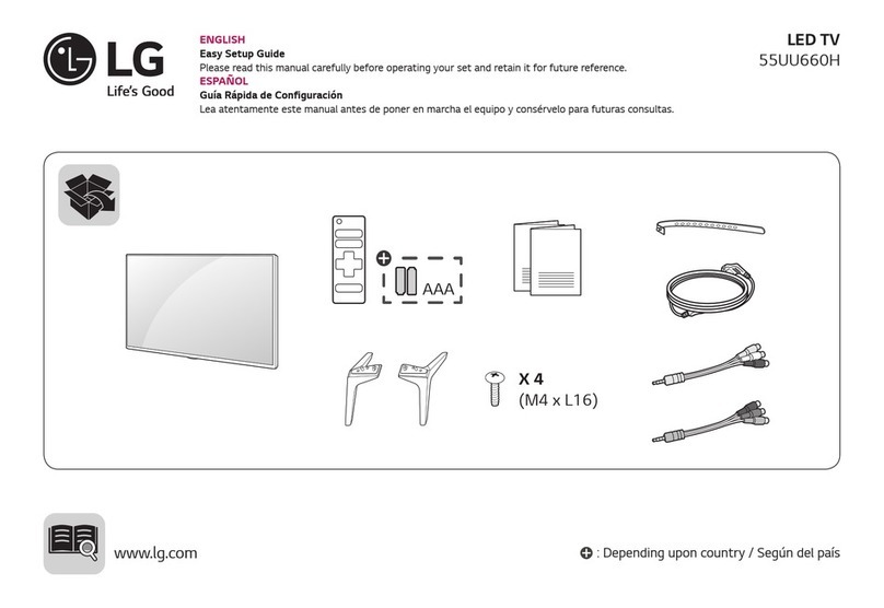 LG 55UU660H Quick start guide