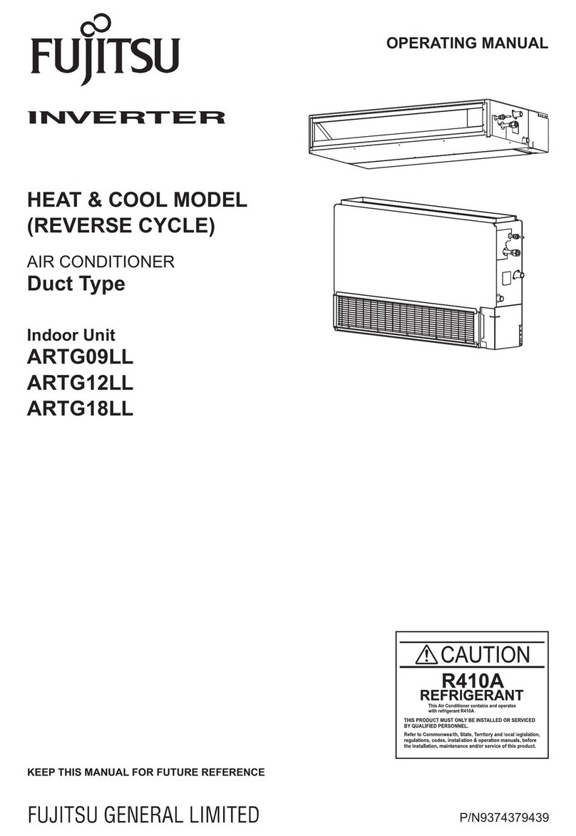 Fujitsu Inverter ARTG12LL User manual