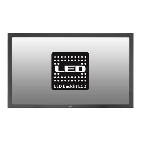 NEC MultiSync V423-TM User manual