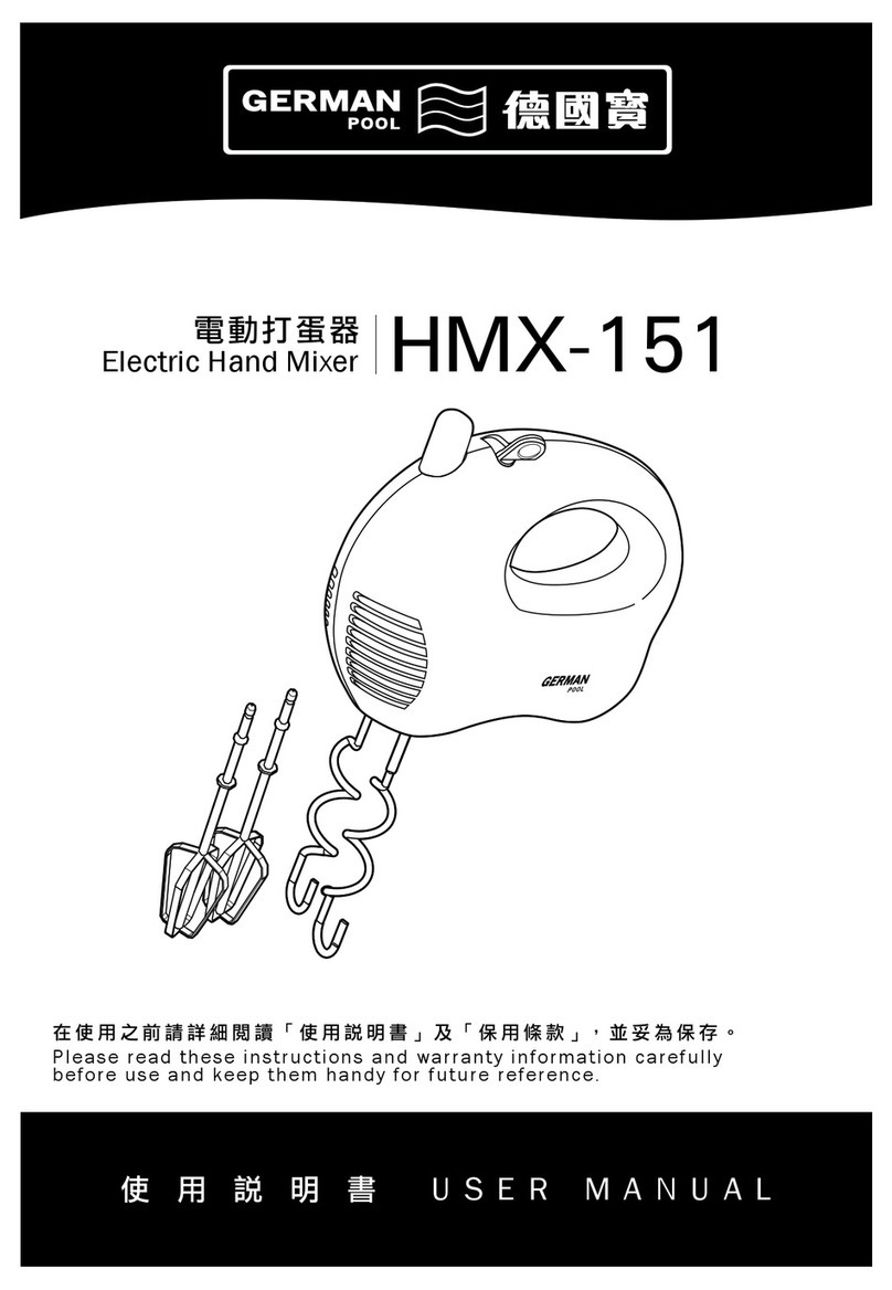 German pool HMX-151 User manual