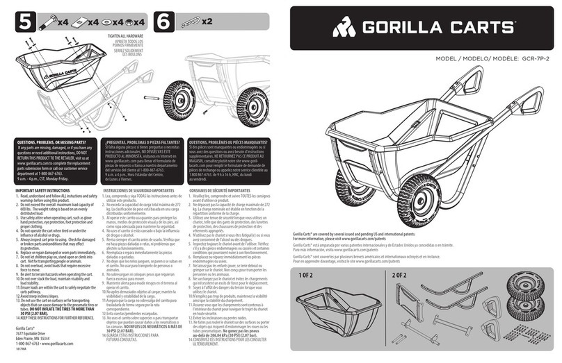 Gorilla Carts GCR-7P-2 User manual