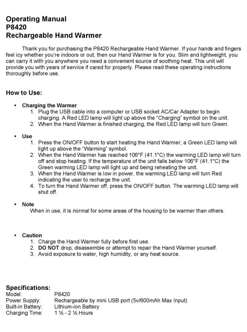 P3 International P8420 operating manual