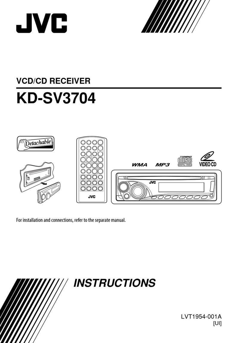 JVC KD-SV3704 User manual