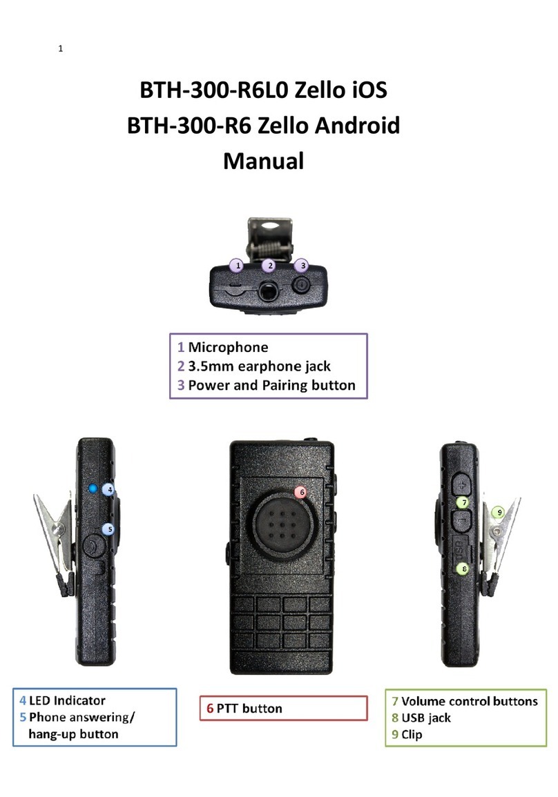 Mobility Sound BTH-300-R6L0 manual