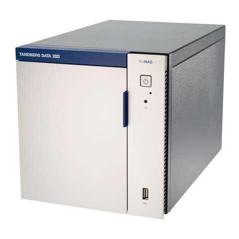 Tandberg Data BizNAS D400 Series quick start