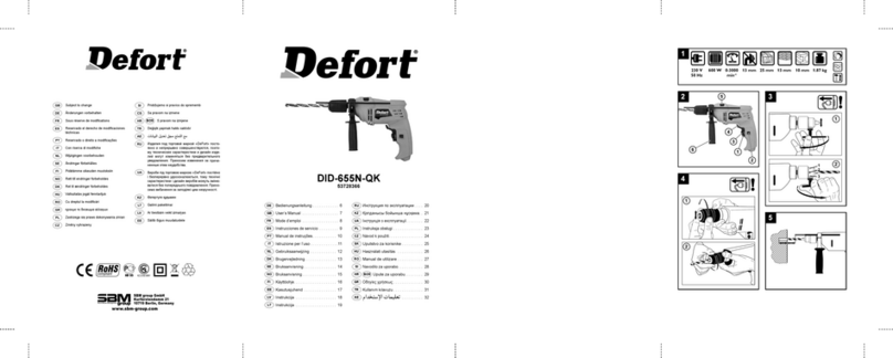 Defort DID-655N-QK user manual
