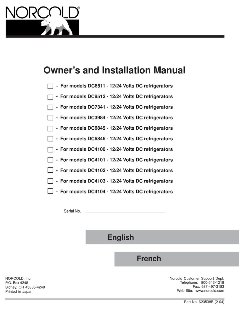 Norcold DC-8511 Service manual
