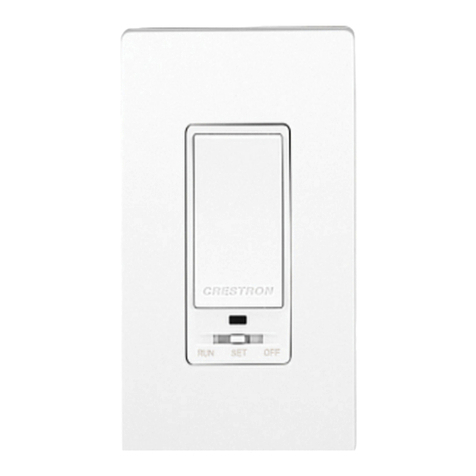 Crestron infiNET CLW-DIMS1RF manual
