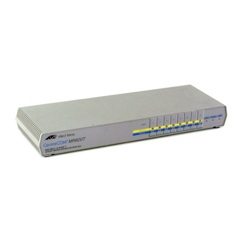Allied Telesis AT-MR420T installation guide