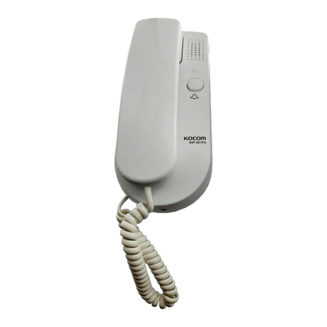 KOCOM KIP-501PM Instruction Manual