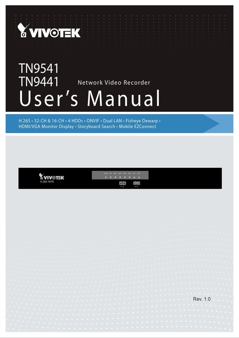 Vivotek TN9541 User manual
