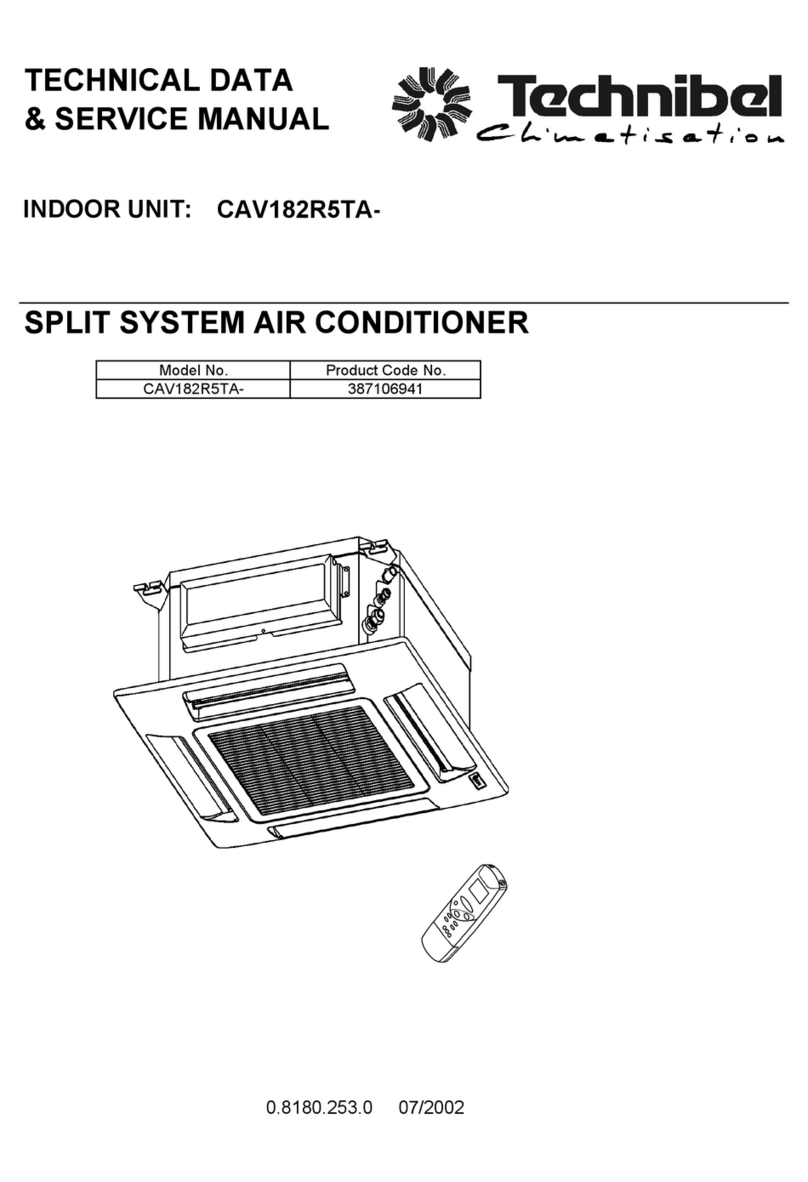 Technibel CAV182R5TA Series Manual