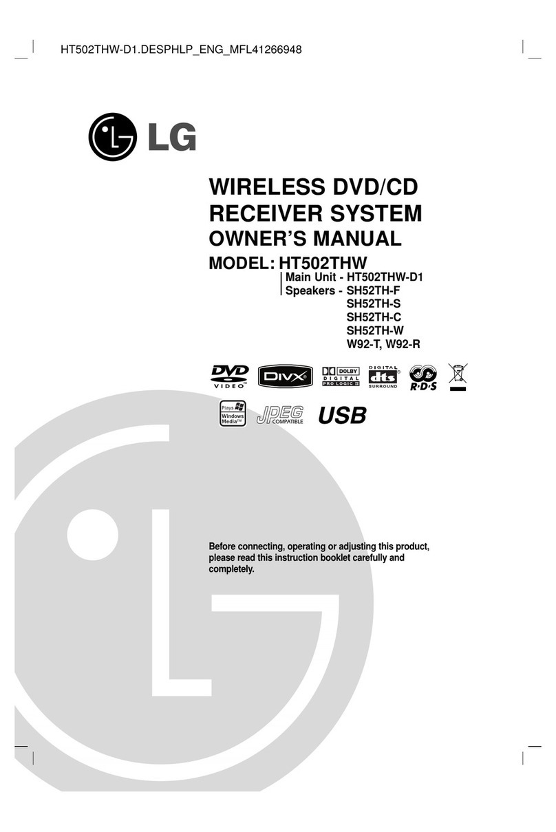 LG HT502THW-D1 User manual