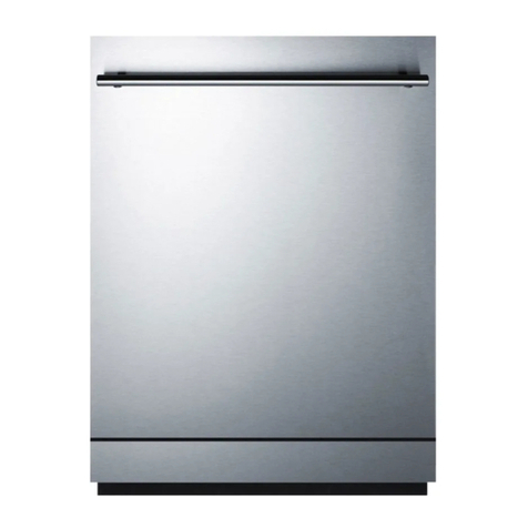 Summit Professional DW2433SS2 Series installation manual