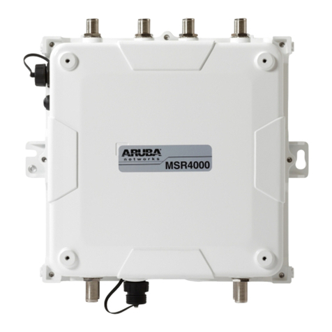 Aruba Networks AirMesh MSR4000 installation guide