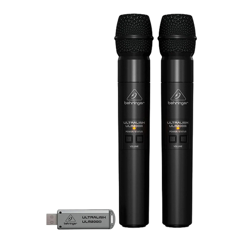 Beringer UltraLink ULM200M manual