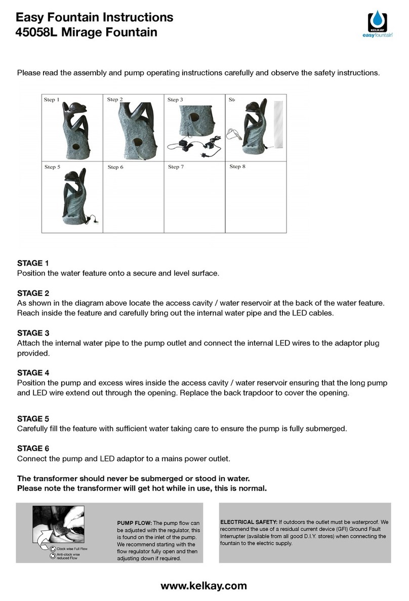 Kelkay Easy Fountain 45058L instructions