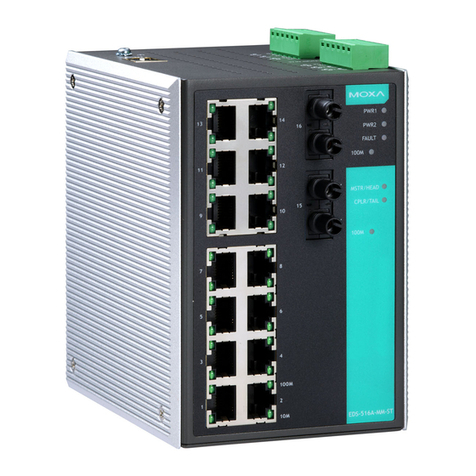 Moxa Technologies EtherDevice EDS-516A-T Manual
