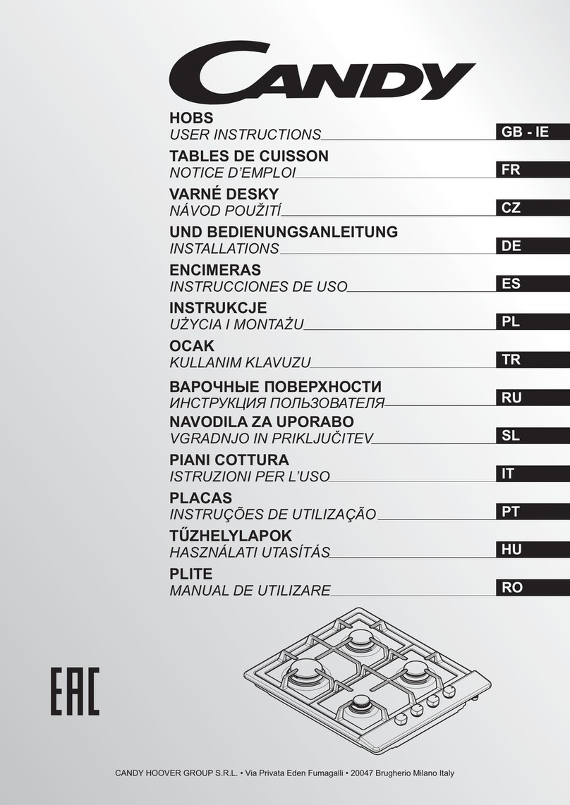 Candy CLG64PX User manual Candy CLG64PX User manual