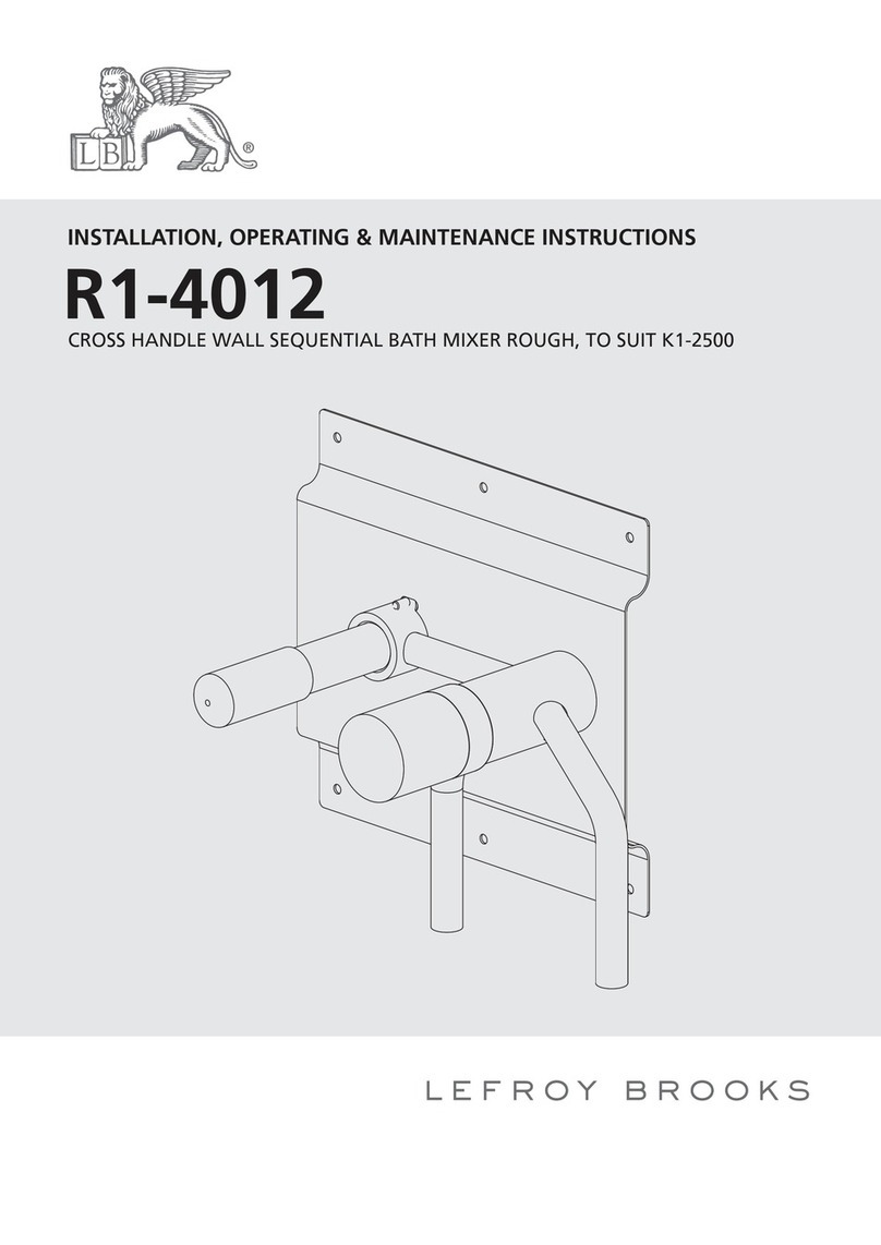 Lefroy Brooks R1-4012 Assembly instructions Lefroy Brooks R1-4012 Assembly instructions