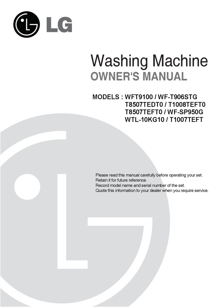 LG WFT9100 User manual