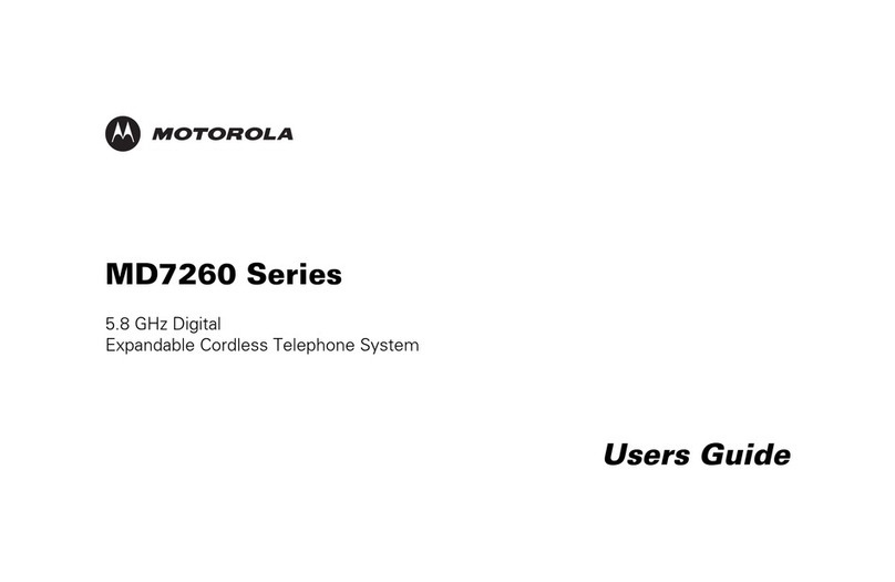 Motorola MD7260 User manual