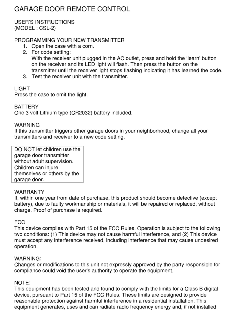SkyLink CSL-2 User manual