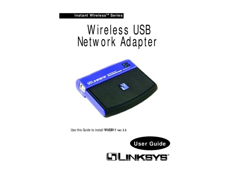 Linksys Instant Wireless WUSB11 User manual Linksys Instant Wireless WUSB11 User manual