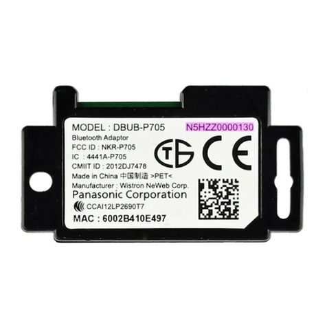 Panasonic DBUB-P705 user manual