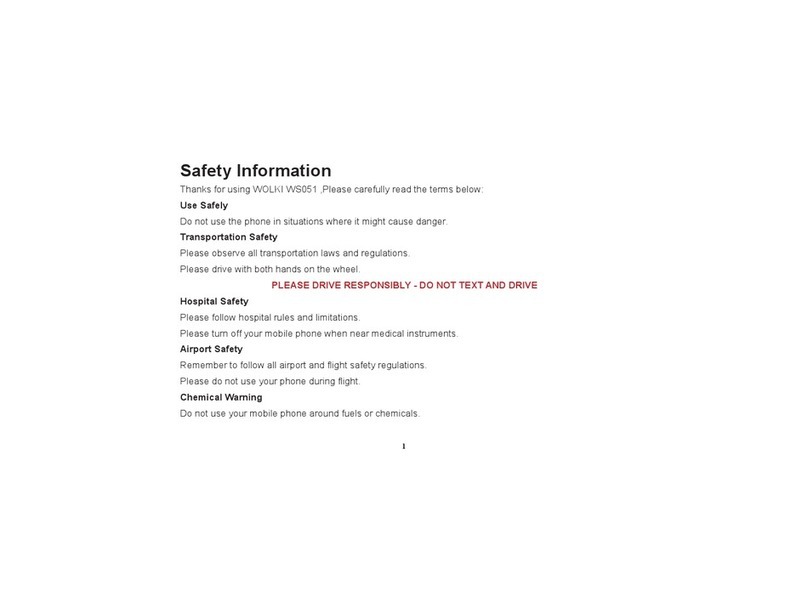 Wolki WS051 User manual
