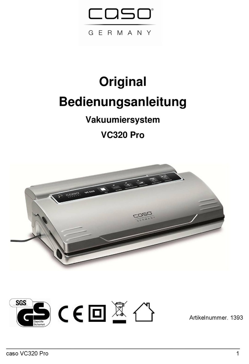 Caso VC320 Pro User manual Caso VC320 Pro User manual