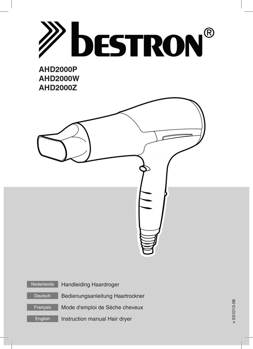 Bestron AHD2000P instruction manual