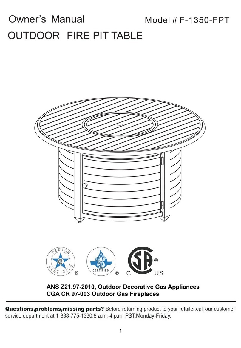 AZ Patio Heaters F-1350-FPT User manual
