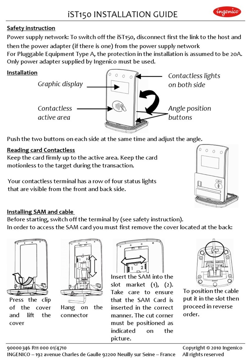 Ingenico IST150 installation guide