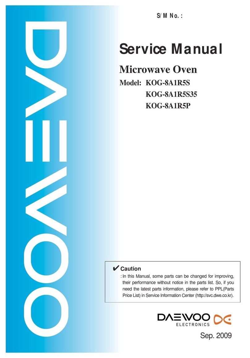 Daewoo KOG-8A1R5S User manual