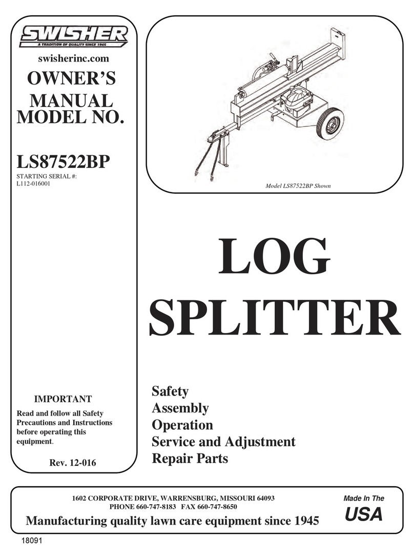 Swisher L112-016001 User manual