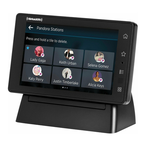 Sirius XM RAdio DH4 User manual