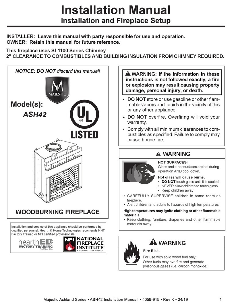 Majestic Ashland Series installation manual