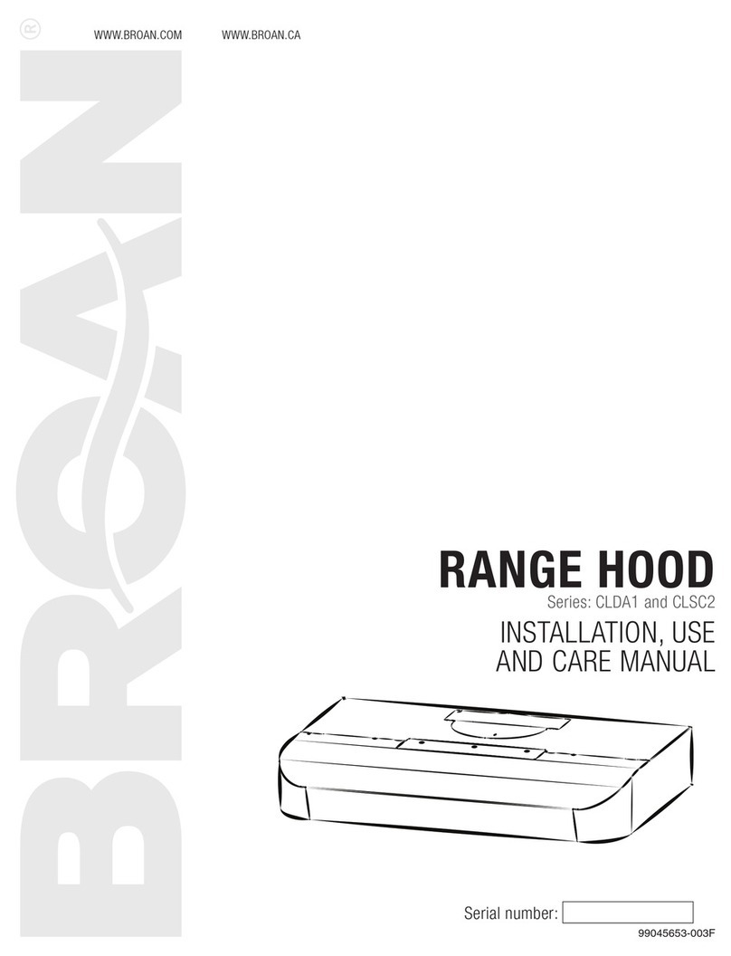 NuTone CLDA1 Series Instruction and safety manual