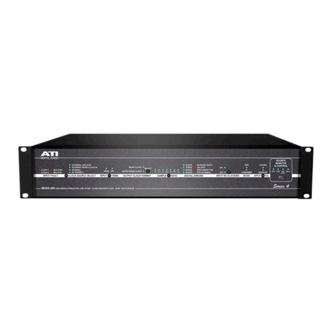 ATI Audio MCDA-208 Operating instructions