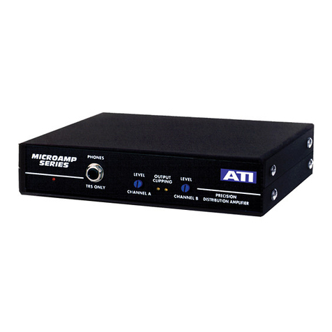 ATI Audio DA2008 Operating instructions
