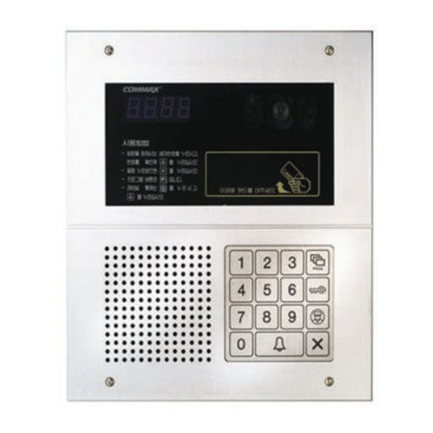 Commax DRC-481LCRF User manual