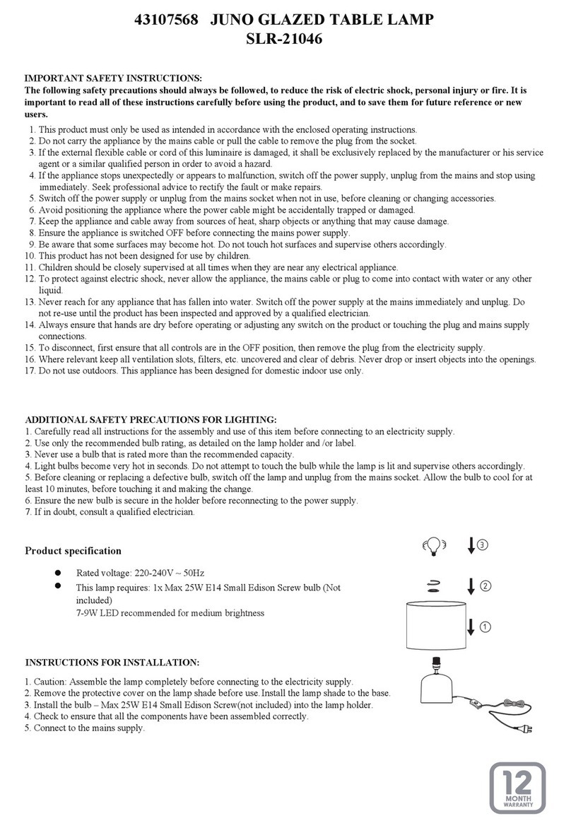 KMART JUNO GLAZED SLR-21046 quick start guide
