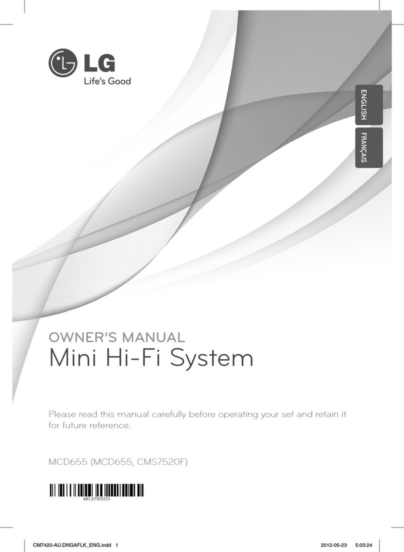 LG MCD655 owner's manual