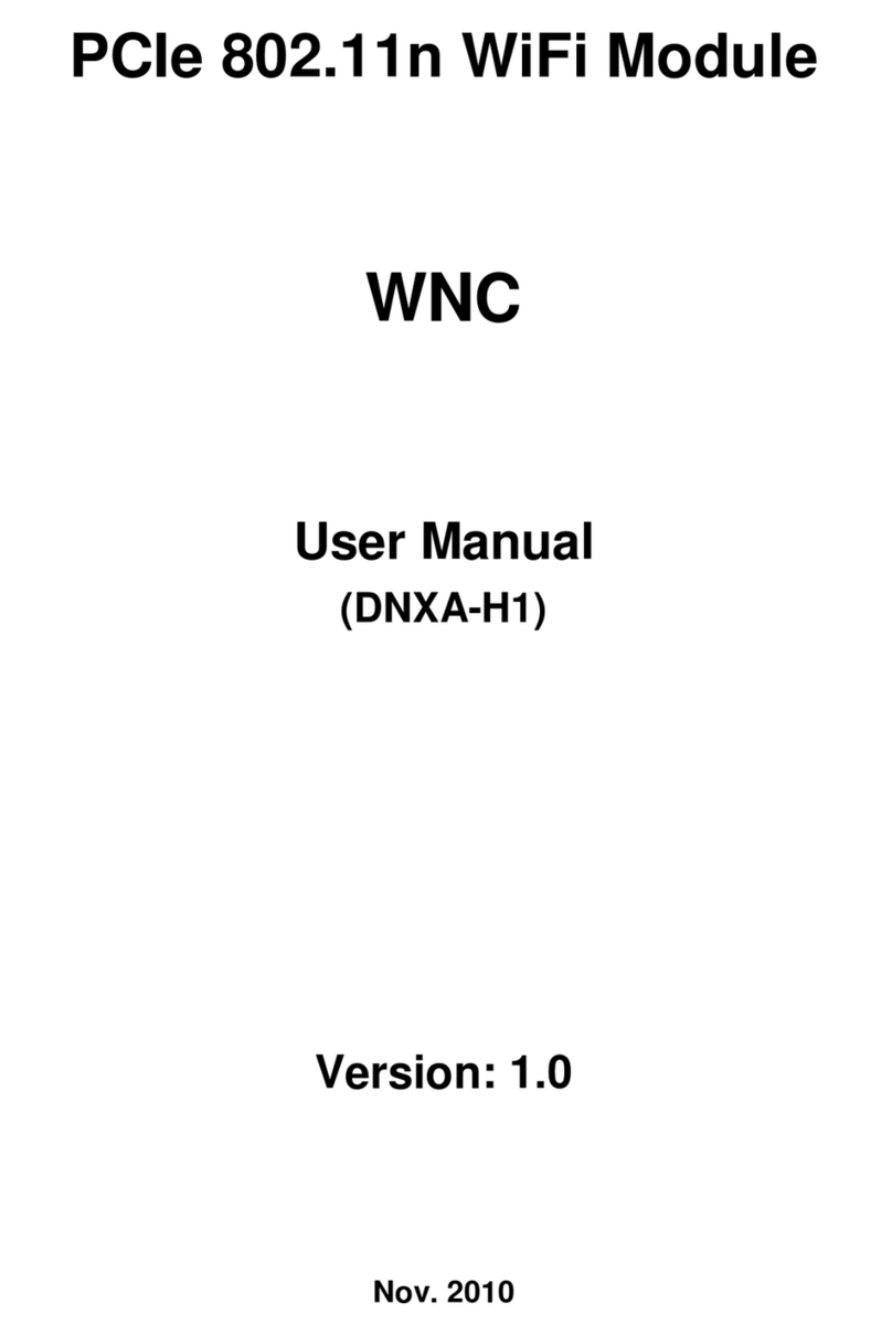 WNC DNXA-H1 user manual