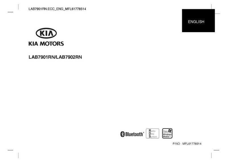 Kia LAB7901RN User manual