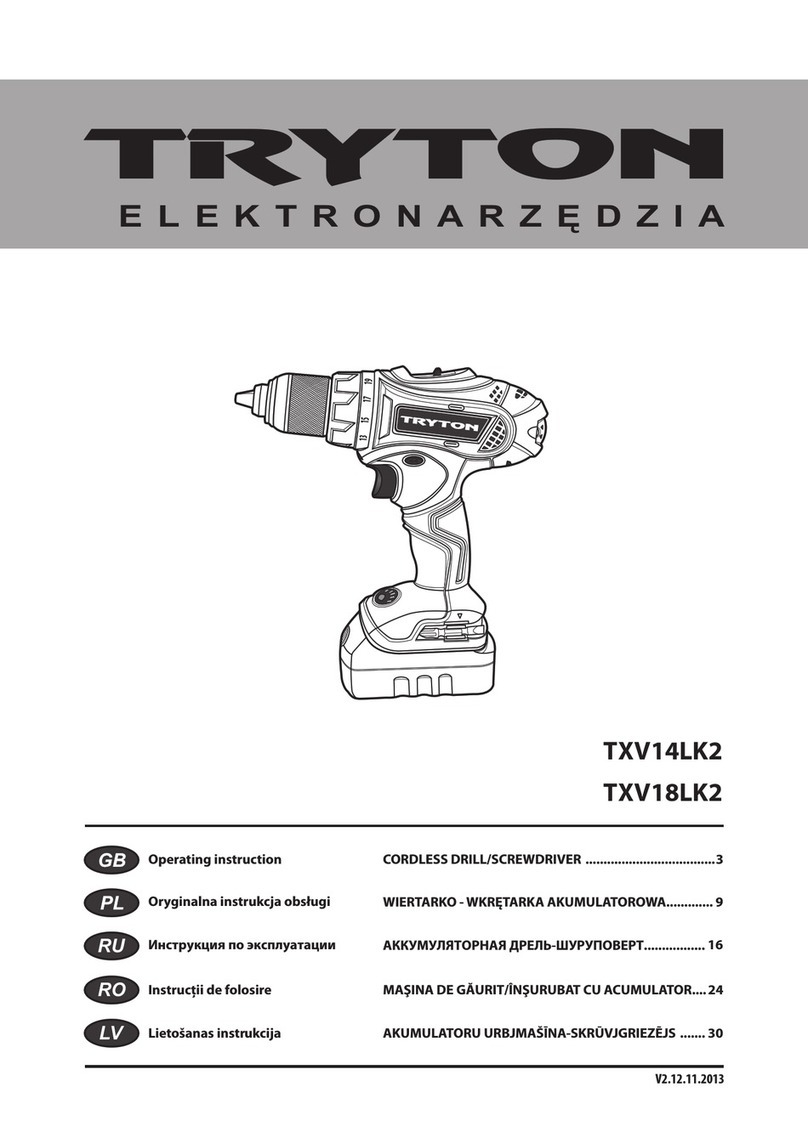 Tryton TXV14LK2 User manual