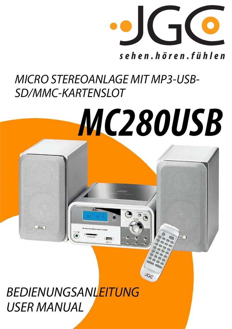 JGC MC280USB user manual