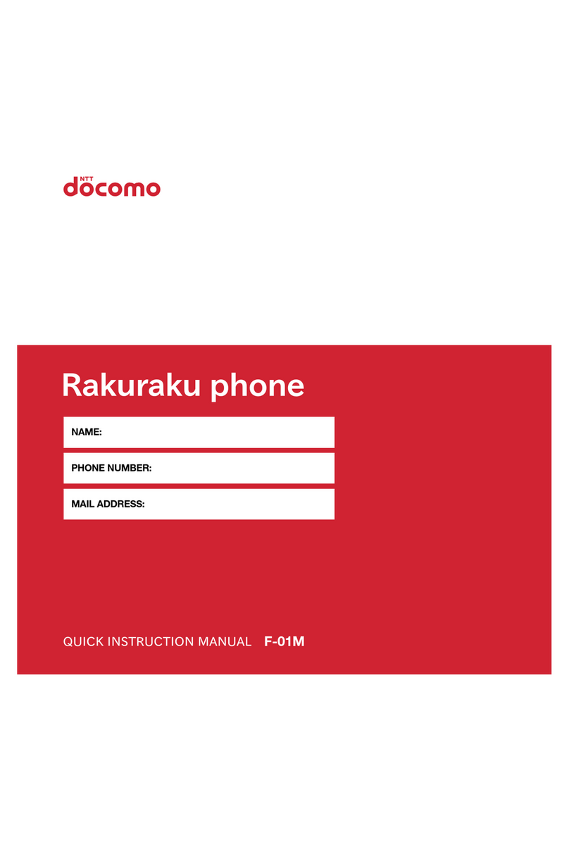 Docomo Rakuraku F-01M User manual